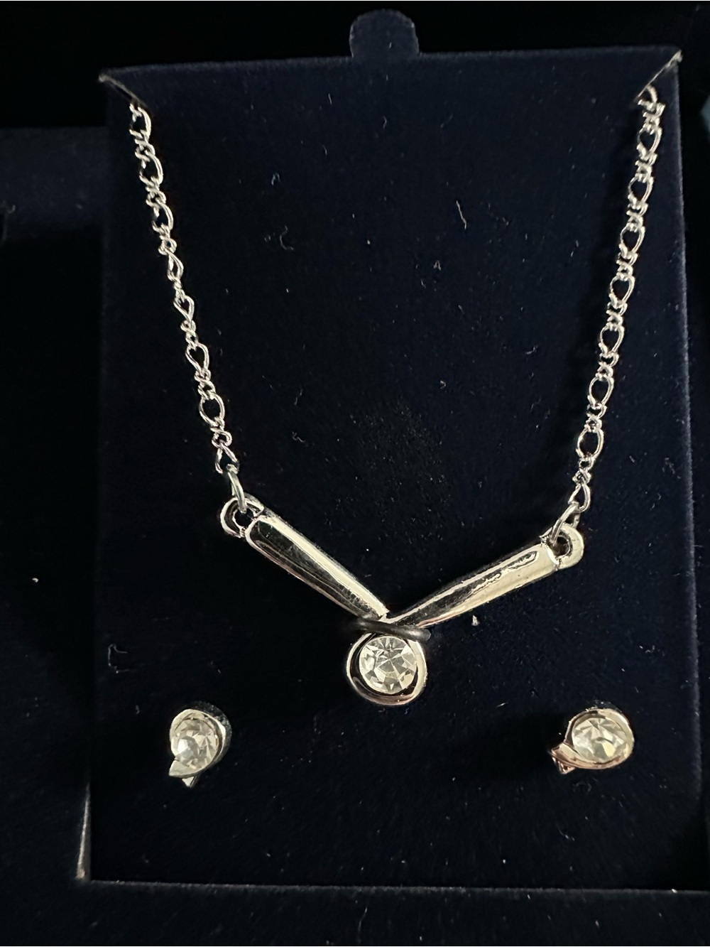Bella & Rose Silver Tone Watch and Jewelry Set - Picture 3 of 3